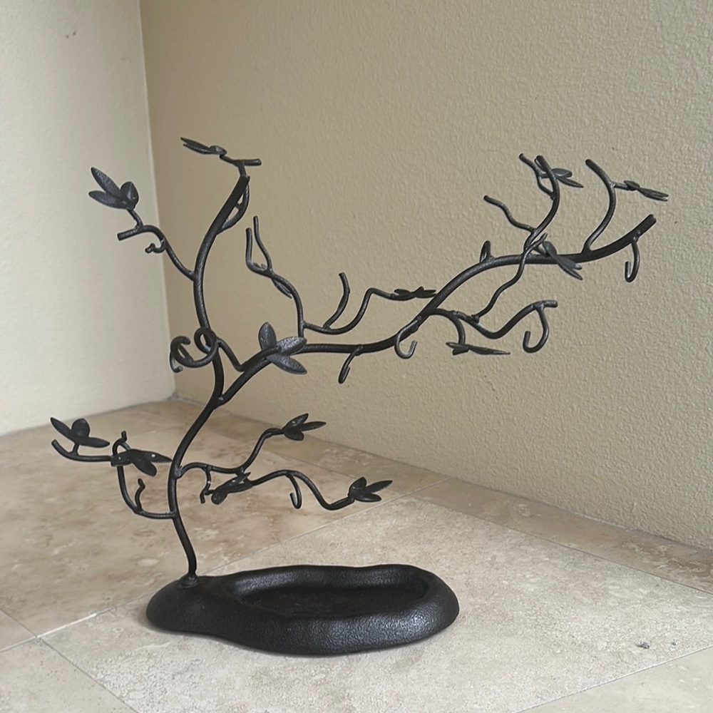 Bronze Jewelry Tree for bracelets, necklaces and earrings